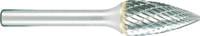 PROJAHN - SHOP PROJAHN Tungsten carbide rotary burr pointed tree, shape G d1 9.6 mm, shank 6.0 mm cut 6 double cut -