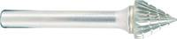 PROJAHN - SHOP PROJAHN Tungsten carbide rotary burr countersink 60° , shape J d1 6.0 mm, shank 6.0 mm cut 6 double cut -