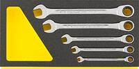 STAHLWILLE - SHOP Stahlwille Ratchet combination spanner set OPEN RATCH TCS 17F/5 8 - 19 5pcs -