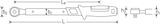 Stahlwille Torque Wrench 750NR 40-200 N m 1/2" L. 526.7 mm