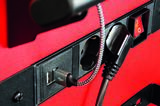 PROJAHN Roller cabinet UNIVERSE incl. power cord 7 drawers red