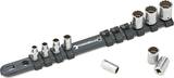 Stahlwille 1/4" Socket spanner set on clip rail 5-14mm 10pcs