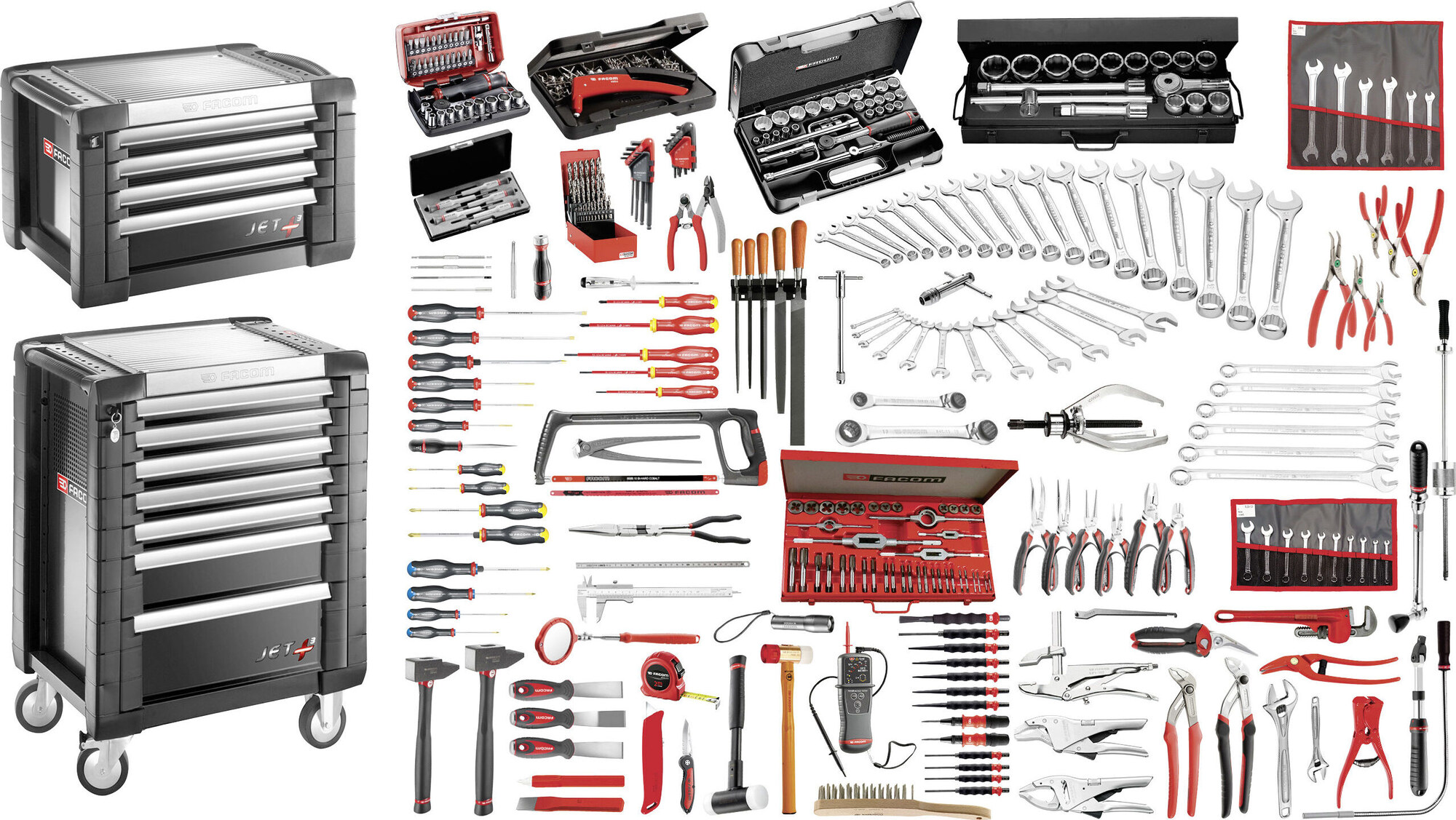 FACOM Sortiment mit CM.150A und JET.7GM3  30,000 Tools at Tools-Giant  Online Shop