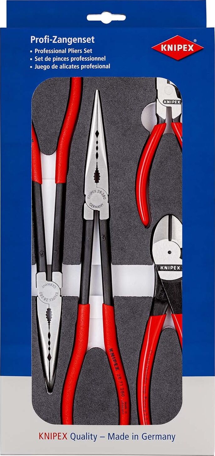 Knipex Zangen-Set in Schaumstoffeinlage 00 20 01 V16 