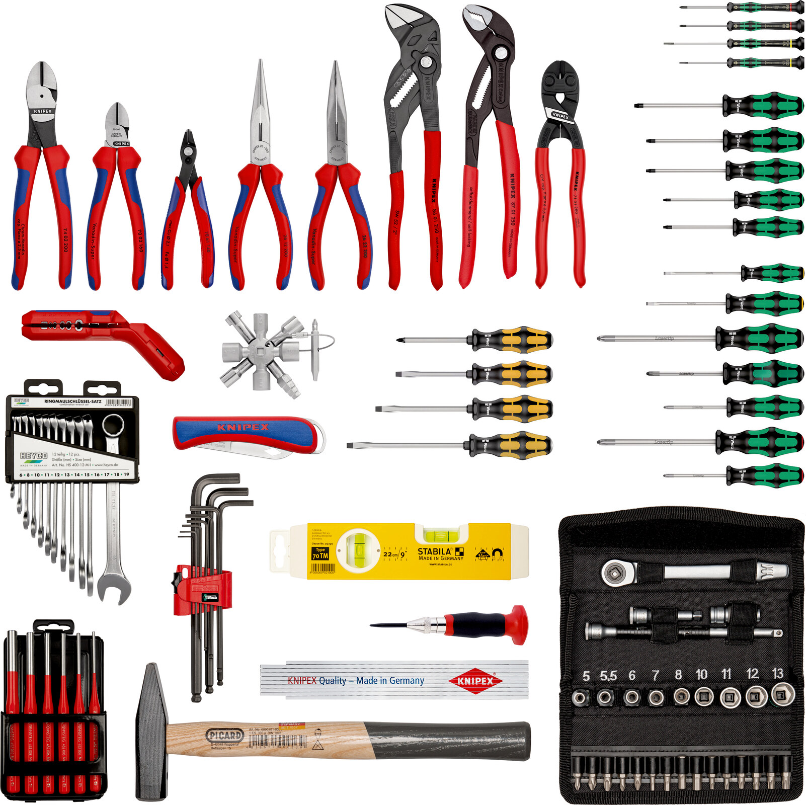 Heyco Measuring Tool Set, 6 Pieces