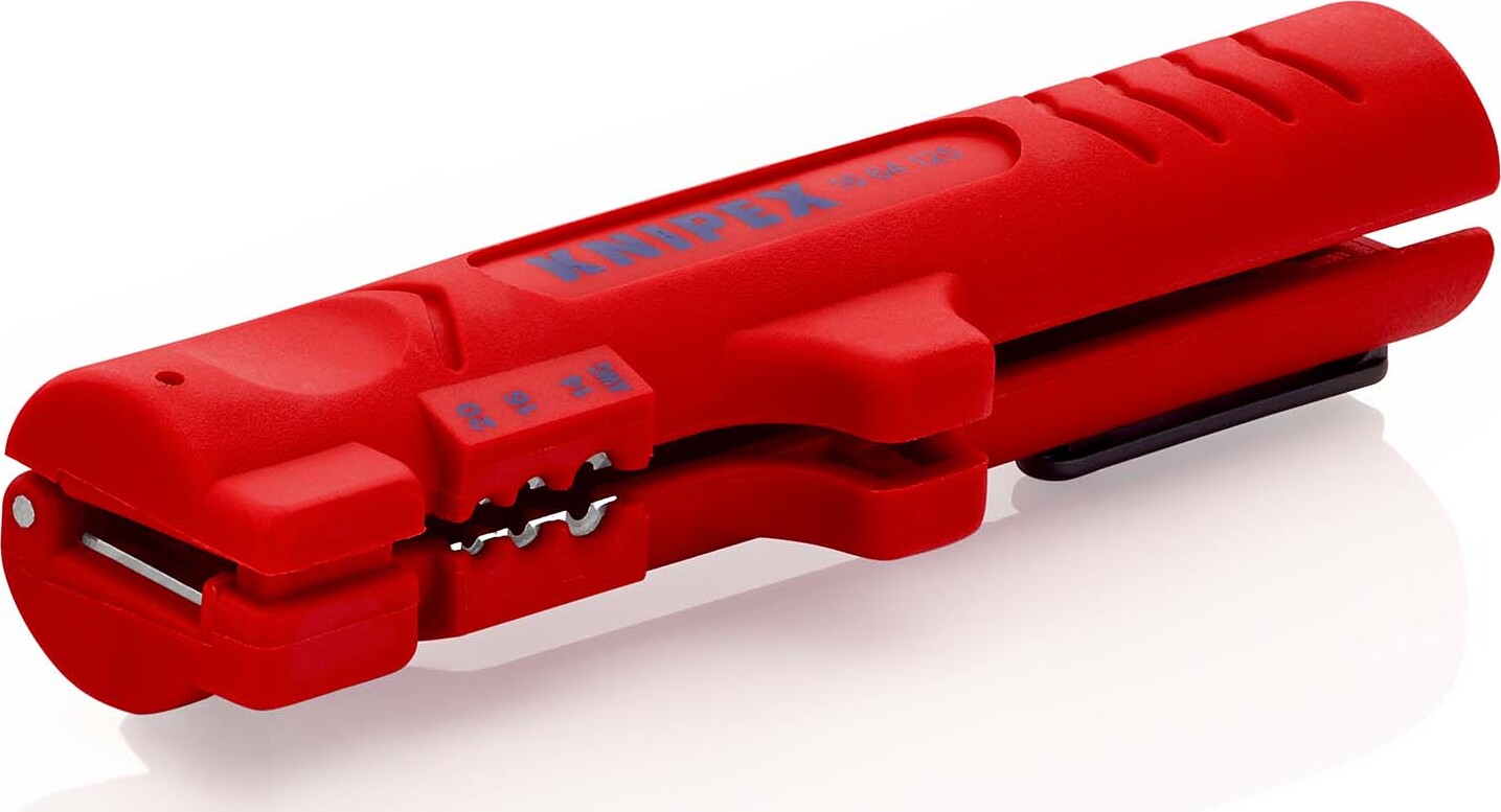 KNIPEX KNIPEX 16 64 125 SB Stripping Tool for flat and round cable mm | 30,000 Tools Tools-Giant Online Shop