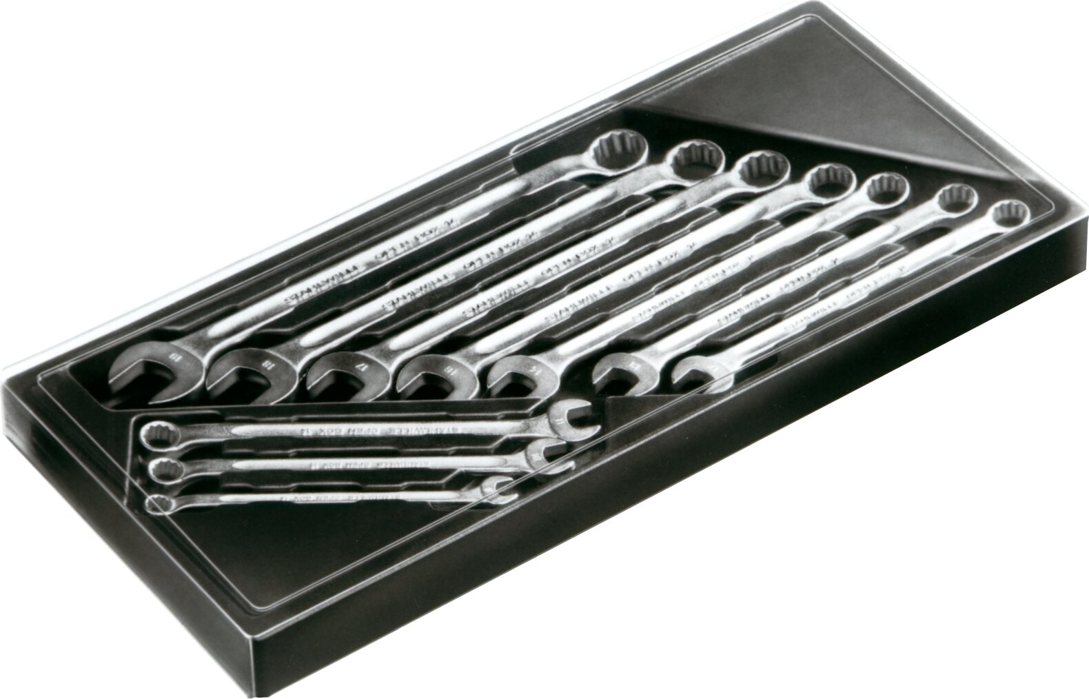 96400808 | STAHLWILLE 10-Piece Spanner Set, 8 → 19 mm, Alloy Steel | RS