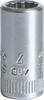 STAHLWILLE - SHOP Stahlwille 1/4 Sockets size 7mm L.23mm, d1 10,7 mm, d3 6 mm -