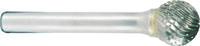 PROJAHN - SHOP PROJAHN Tungsten carbide rotary burr ball, shape D d1 3.0 mm, shank 3.0 mm cut 6 double cut -