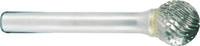 PROJAHN - SHOP PROJAHN Tungsten carbide rotary burr ball, shape D d1 4.0 mm, shank 3.0 mm cut 6 double cut -