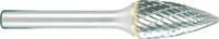 PROJAHN - SHOP PROJAHN Tungsten carbide rotary burr pointed tree, shape G d1 6.3 mm, shank 3.0 mm cut 6 double cut -
