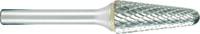 PROJAHN - SHOP PROJAHN Tungsten carbide rotary burr ball nose cone 14°, shape L d1 12.7 mm, shank 6.0 mm cut 3 fast mill cut for aluminium -