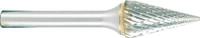 PROJAHN - SHOP PROJAHN Tungsten carbide rotary burr cone 14°, shape M d1 3.0 mm, shank 3.0 mm cut 6 double cut -