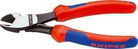 KNIPEX - SHOP KNIPEX KNIPEX 74 12 180 SB Pince coupante de côté à forte démultiplication avec gaines bi-matière noire atramentisée 180 mm (car -