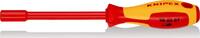KNIPEX - SHOP KNIPEX KNIPEX 98 03 07 Nut Driver with screwdriver handle insulating multi-component handle, VDE-tested burnished 237 mm -
