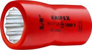 KNIPEX - SHOP KNIPEX KNIPEX 98 37 5/16 12-Point Socket with internal square 3/8 42 mm -