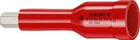 KNIPEX - SHOP KNIPEX KNIPEX 98 39 06 Hexagon Socket for hexagonal socket screws with internal square 3/8 75 mm -