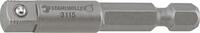STAHLWILLE - SHOP Stahlwille Manual bit connector hexagonal 1/4 Outer-4kant 1/4 L.50mm -