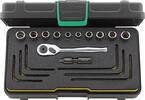 STAHLWILLE - SHOP Stahlwille 1/4 Socket spanner set for Hi-Lok bolts 40A/40AD/16/2 18pcs -