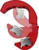 KNIPEX - SHOP KNIPEX KNIPEX 90 22 10 BK BiX® Cutters for plastic pipes and sealing sleeves 72 mm -