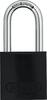 ABUS Padlock aluminium 72/40HB40 black MK codified