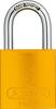 ABUS Padlock aluminium 72/40 yellow MK codified